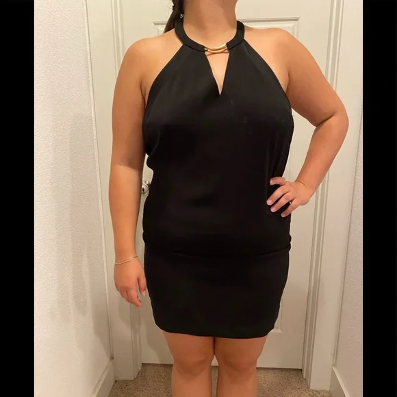 BCBGMaxAzria | Dresses | Brand New Backless Black Dress | Poshmark